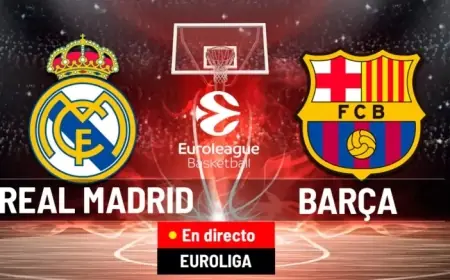 Live Coverage: Real Madrid vs. Barcelona in EuroLeague Today