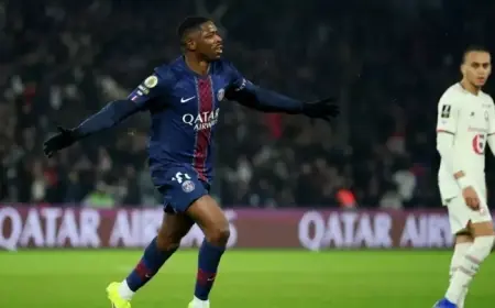 Ousmane Dembélé Scores Stunning Goal for PSG Against Lille
