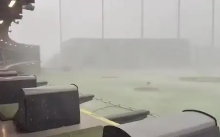 Snow Squalls Sweep Across Omaha Metro Area