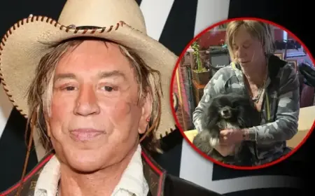 Mickey Rourke Struggles to Afford Heart Surgery for Beloved Dog