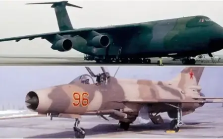 USAF C-5 Transports New F-7 Jets from Beijing to Tonopah Test Range