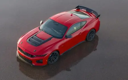 Ford Mustang Dark Horse SC debuts with supercharged V8, track focus, and summer 2026 deliveries