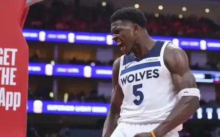 Anthony Edwards Out for Friday’s Rockets vs. Wolves Game