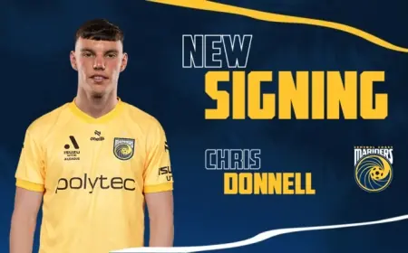 Central Coast Mariners Secure Signing of Chris Donnell