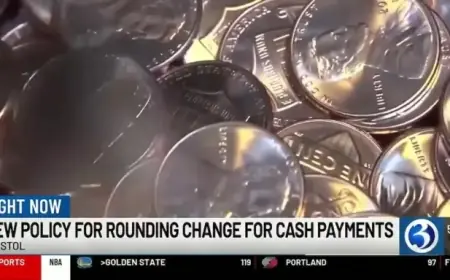 Bristol Implements Penny Rounding After Federal Mint Halts Production