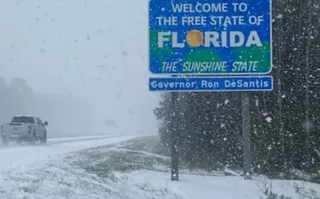 Historic Southeast Snowfall: Rare Winter Weather to Hit Florida and Carolinas