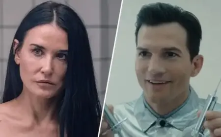 Ashton Kutcher Compares ‘The Beauty’ to ‘The Substance’