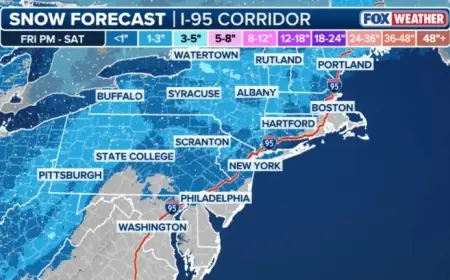 Increased Chances for Snow in NY and NJ This Weekend