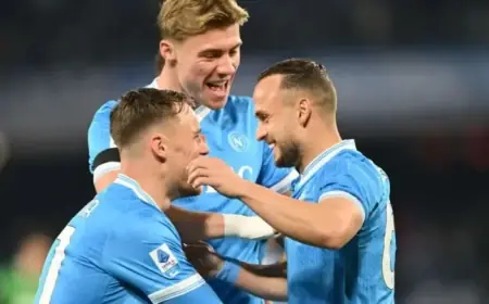 Lobotka’s Early Goal Lifts Napoli Over Sassuolo, Ending Winless Streak