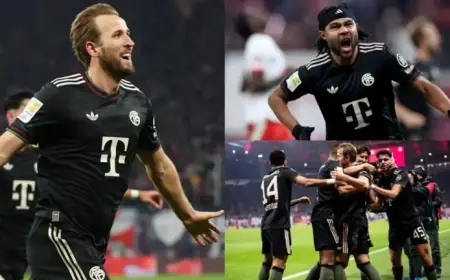 Harry Kane Leads Bayern’s Comeback to Dominate RB Leipzig, Extend Bundesliga Lead