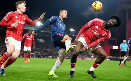 Arsenal Held to 0-0 Draw by Nottingham Forest and Sels