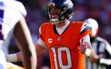 Josh Allen Fumble Helps Broncos Secure 20-10 Halftime Lead with Last-Second Field Goal