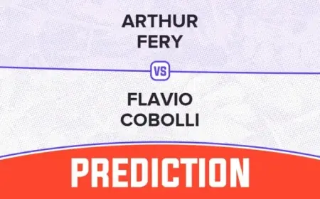 Arthur Fery vs Flavio Cobolli: 2026 Australian Open Match Prediction