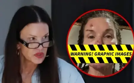 Janice Dickinson Seen Post-Accident with Injuries from Reality Show Fall