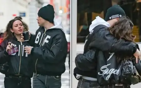 The Kid LAROI Kisses Sophie HM Following Tate McRae Split