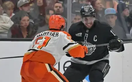 Anze Kopitar Shines in Ducks vs. Kings Rivalry Contributions
