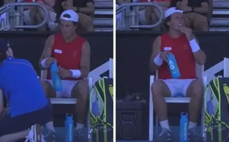 Physio Urgently Attends as Australian Open Star’s Vitals Are Checked
