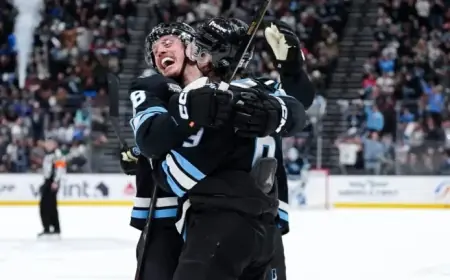 Schmidt Scores 4 as Mammoth Defeat Kraken, Extend Streak to 7 Games