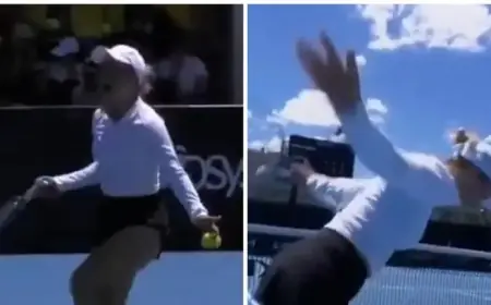 Star Rescues Ballkid Amid Shocking Incident and Villain’s Taunt — Australian Open Live