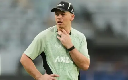 NZ’s Michael Bracewell Reflects on Milestone 100th Game for Black Caps