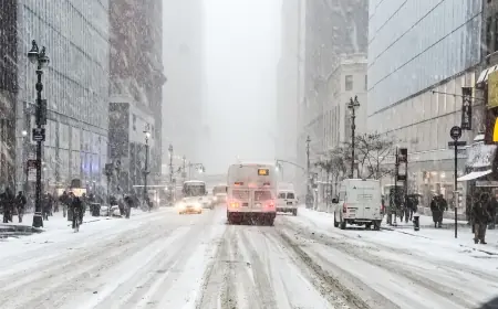 NYC Weather Today: Snowy Sunday Turns Slushy, Then a Quick Freeze Grips the City