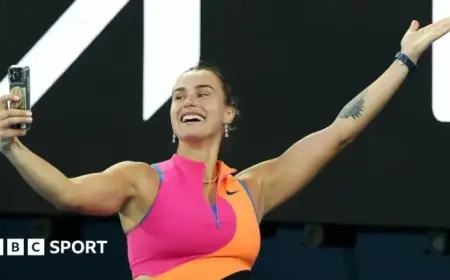 Aryna Sabalenka Triumphs Over Rajaonah at 2026 Australian Open with Federer, Laver Watching