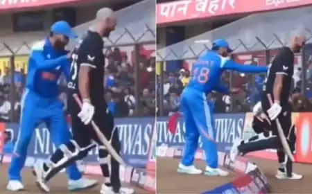 Virat Kohli Ejects Daryl Mitchell After NZ All-Rounder Dominates India’s Bowlers | Watch