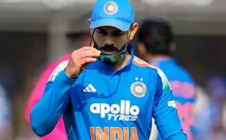 Virat Kohli Scores 54th ODI Century Against New Zealand