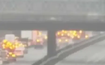 Emergency Services Respond to Multi-Vehicle Crash on Warrington’s M62