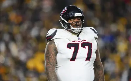 Trent Brown, No. 77 for the Houston Texans: Veteran Anchor Returns to Stabilize the Right Side