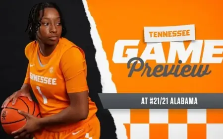Lady Vols Face Off Against Alabama in Women’s Basketball Showdown