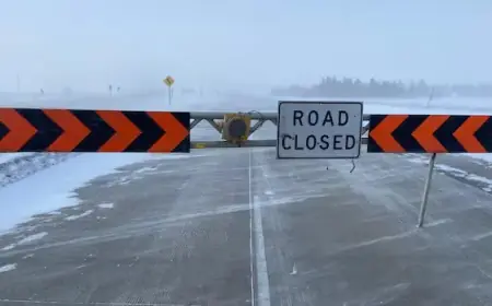 Trans-Canada Highway and 11 Manitoba Roads Closed Due to Hazardous Conditions