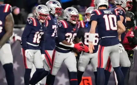 Patriots Star Exits Playoff Clash Due to Eye Injury