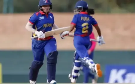 Thailand Triumphs Over Nepal by 8 Wickets in Women’s T20 World Cup Qualifier Opener