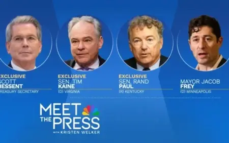 Sec. Scott Bessent, Sen. Rand Paul, Sen. Tim Kaine, Mayor Frey to Meet