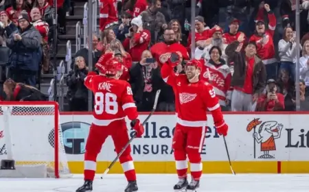 DeBrincat Seals Red Wings’ OT Win Over Senators