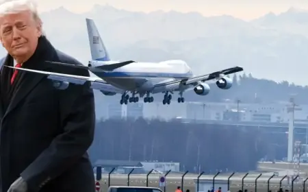 Trump Attends WEF: Secret Service Secures Kloten Tower