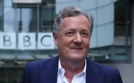 Piers Morgan’s Hospital Health Update Humorously Links to Trump