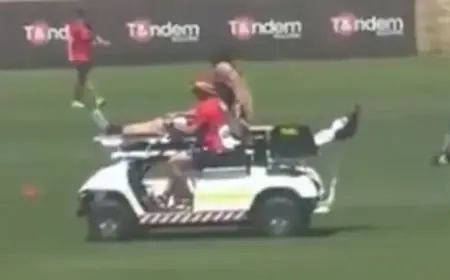 Crows Star Leaves Training on Stretcher Amid Serious Injury Concerns