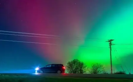 Northern Lights Alert: Where to See the Aurora Sunday Night