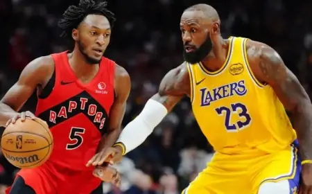 Raptors’ Quickley, Lakers’ James, Doncic Questionable for Sunday’s Game