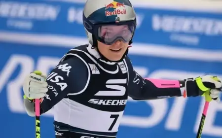 Lindsey Vonn Secures Second in World Cup Super-G Behind Emma Aicher