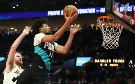 Sharpe Powers Blazers to Victory Over Lakers Without Doncic