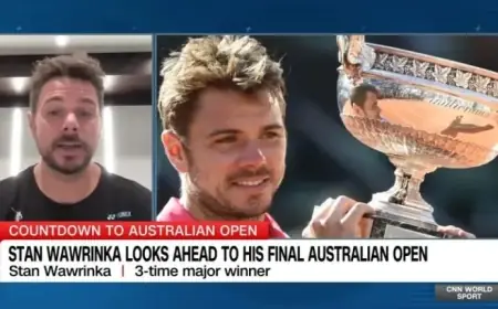 Stan Wawrinka Prepares for His Last Australian Open Appearance