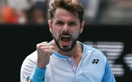 Wawrinka Triumphs to Extend Australian Open Journey in Farewell Appearance