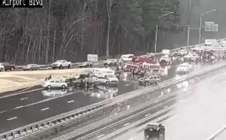 I-40 West Reopens After Crash Near Airport Boulevard Exit