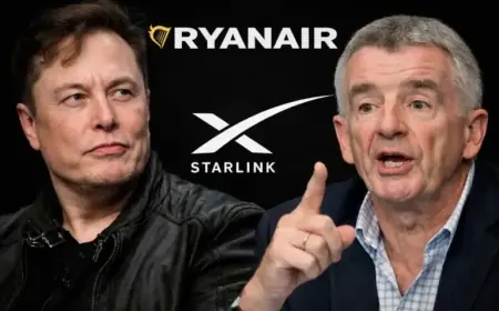 Elon Musk Considers Ryanair Purchase to Dismiss Michael O’Leary Amid Starlink Dispute