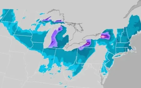 Relentless Snowstorms Bring Wind and Extreme Cold to Eastern U.S. This Week