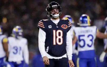 Bears QB Caleb Williams Frustrated by OT Loss to Rams
