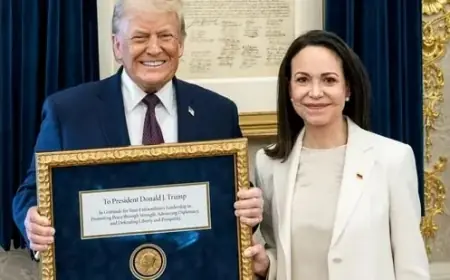 Nobel Foundation Warns Machado: Peace Prize Medal Cannot Be Reassigned to Trump